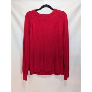 Banana Republic Red Organic‎ Cotton Sweater Men's XL